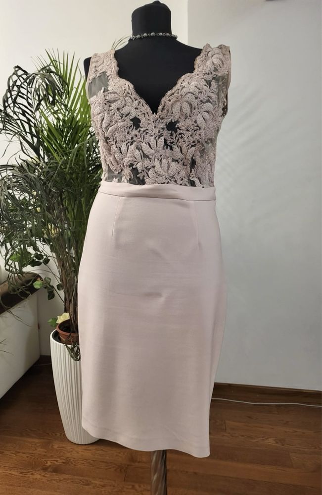 Rochie roz pal facuta pe comanda