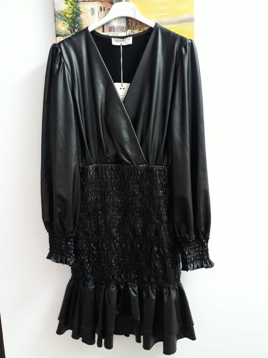 Rochie BSB Collection L, nouă, imitatie de piele