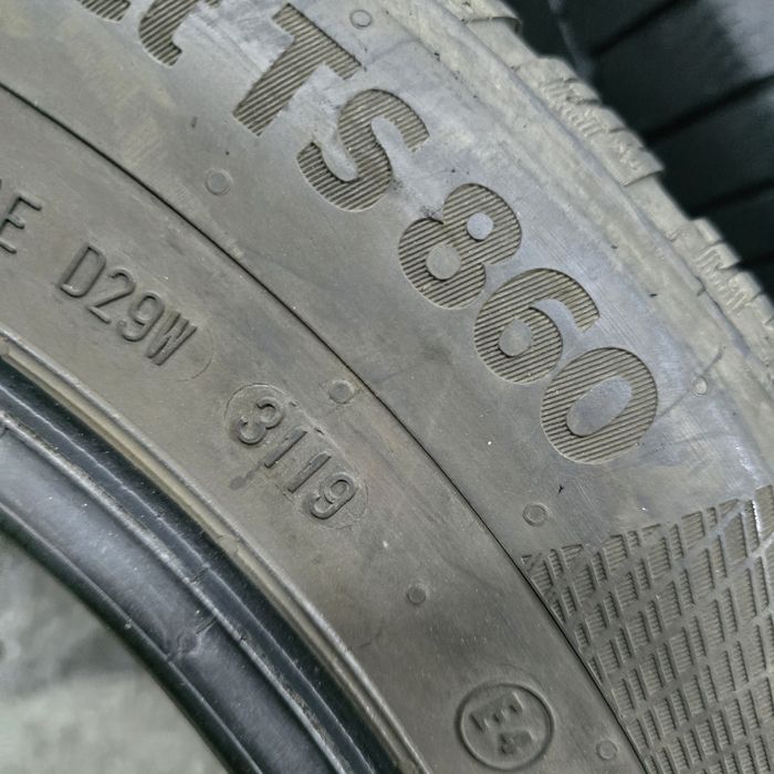 2x 195/65/15 M+S CONTINENTAL 2019 Stare excelentă