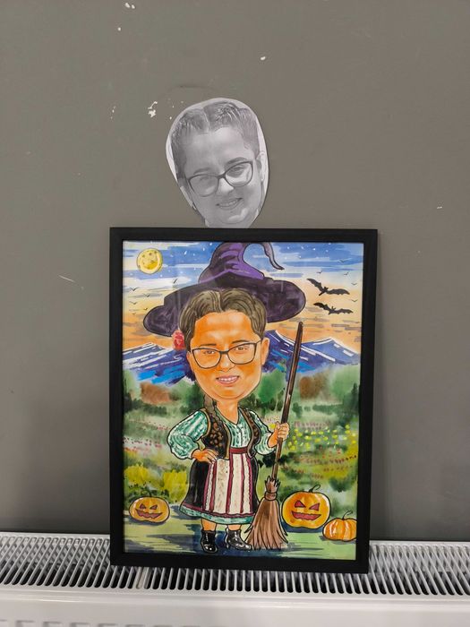 Caricaturi manuale la comanda