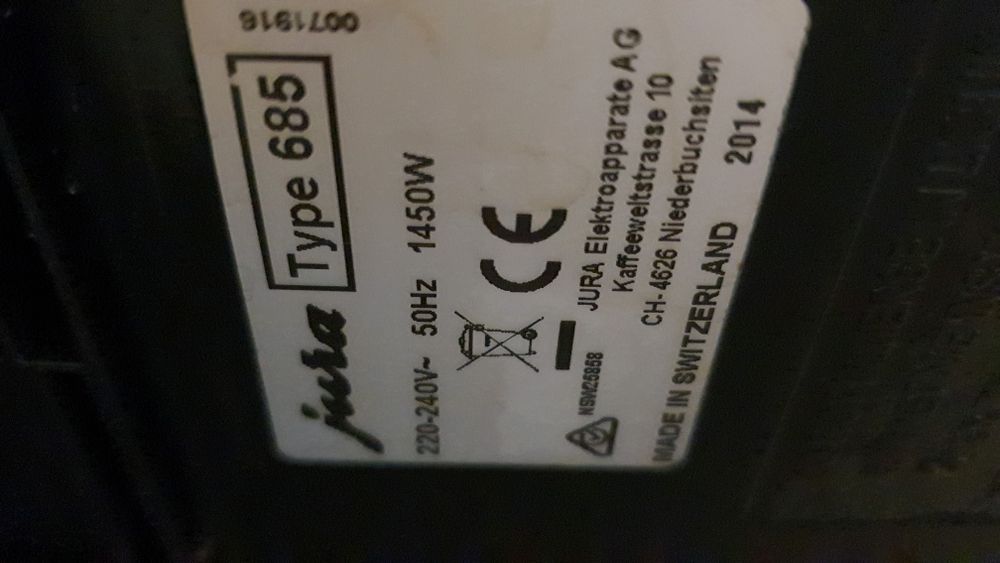 Espressor cafea Jura Impressa F7