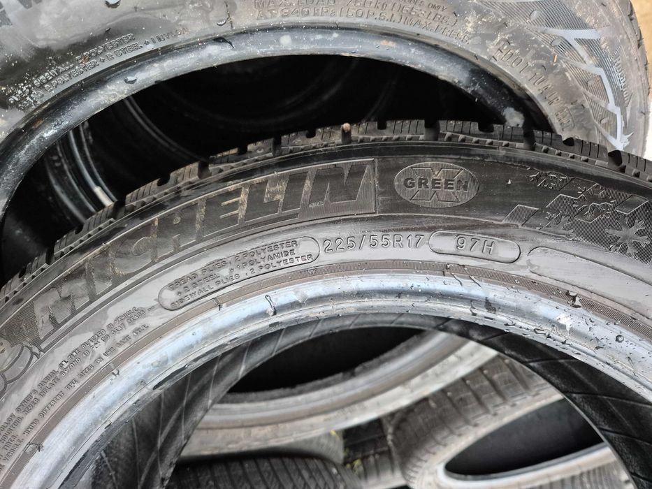 4 Anvelope de IARNA - 225/55/17 - Michelin - STARE F BUNA DOT 2018 !