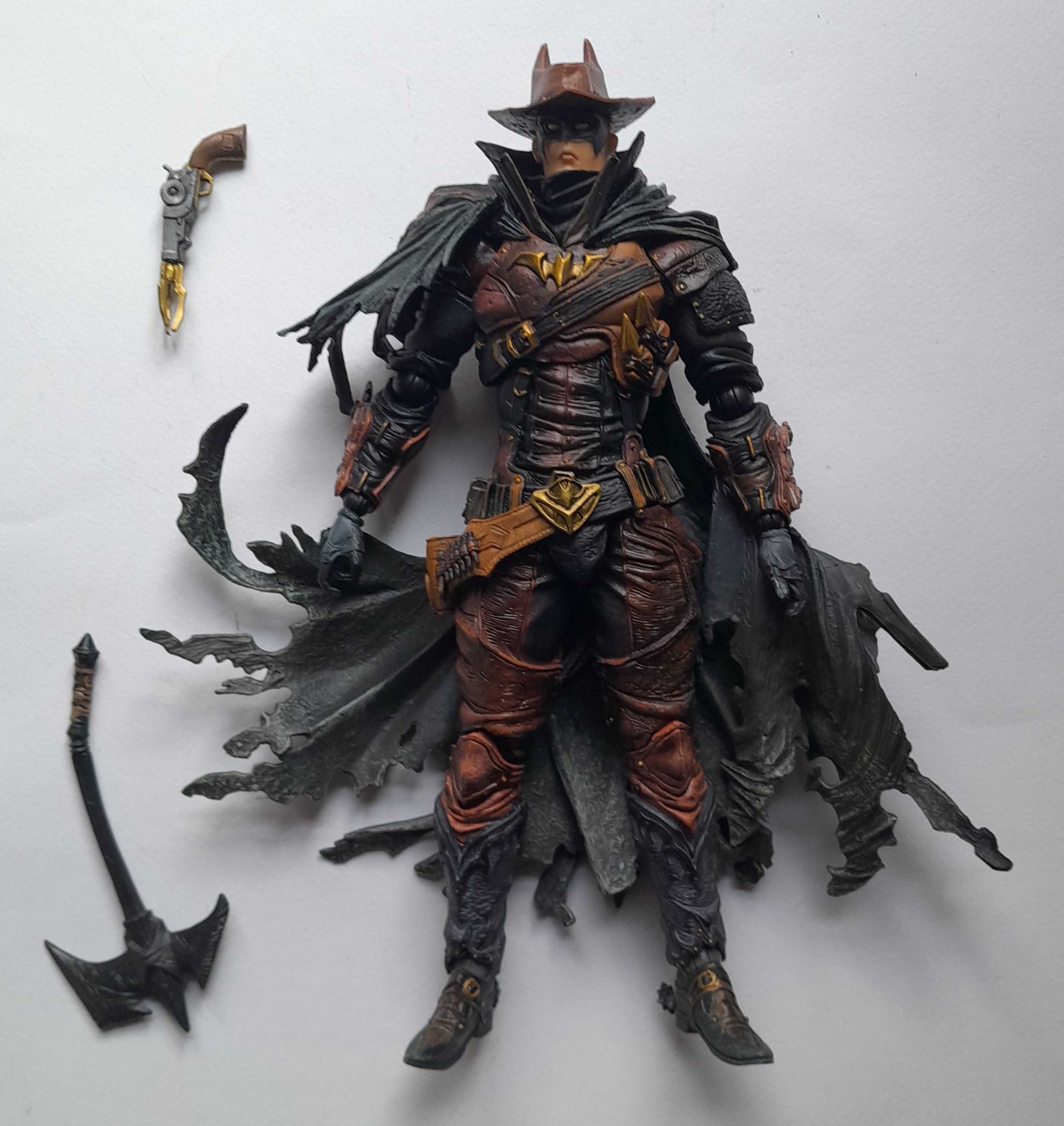 Batman Mattel DC Comics Direct Action Figure Lot Cyborg Raven Doomsday