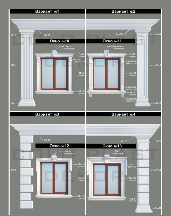 Фасадный декор из пенопласта Ташкент