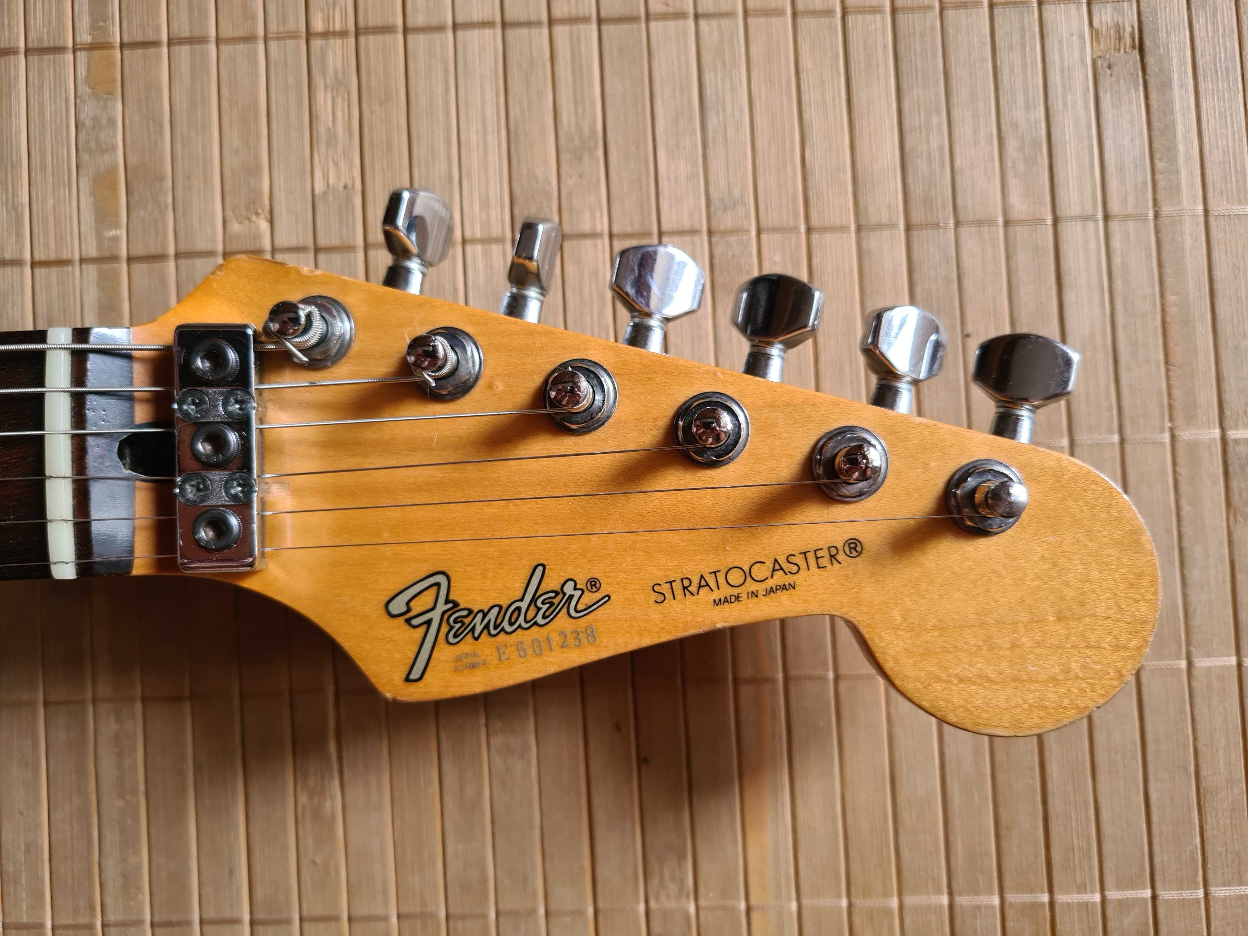 Chitara electrica Fender Stratocaster MIJ, 80s, semi scalopat.