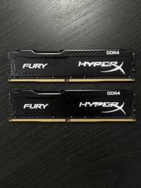 Memorie HyperX Fury Black 16GB Kit2x8GB DDR4 2133MHz CL14