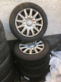 Set 4 jante tabla 4*108 R15 cu anvelope iarna 185/60R15