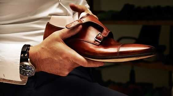 Pantofi monk 39 40 de lux lucrati manual Melvin & Hamilton NOI piele