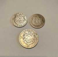 Monede 1 leu 1900; 1 leu 1884; 2 lei 1894 Carol l, argint