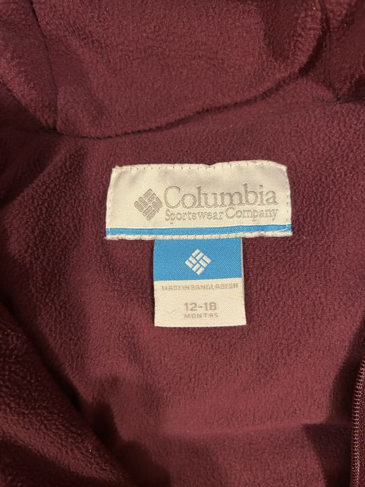 Combinezon Columbia puf si pene 12-18 luni stare f buna