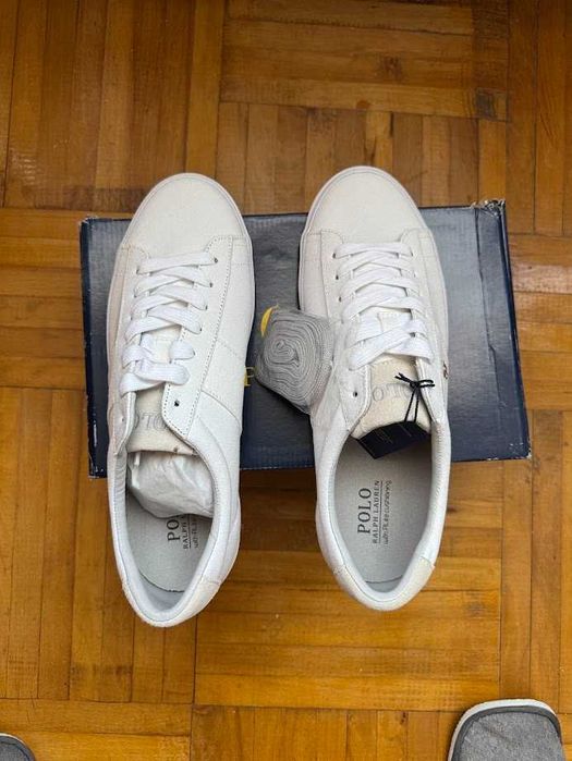 Tenisi Polo culoare alb marimea 45(originali)