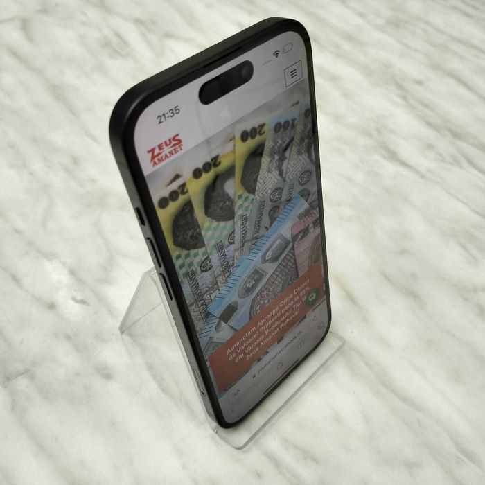 Telefon Apple iPhone 15 Negru 128GB 100% bat Zeus Amanet Rahova 33768
