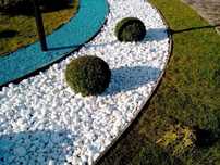 Petricele decorative Marmură alba THASSOS, Travertin, Granit  pentru a