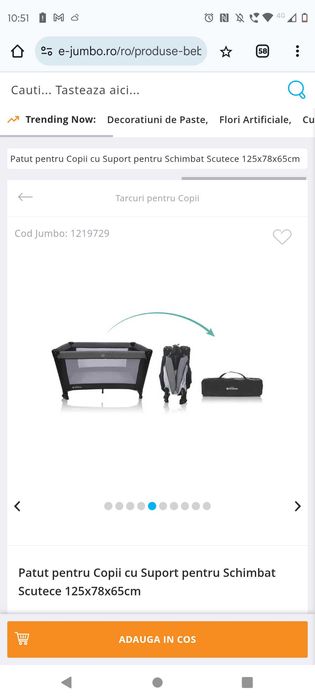 Pătuț mobil Jumbo