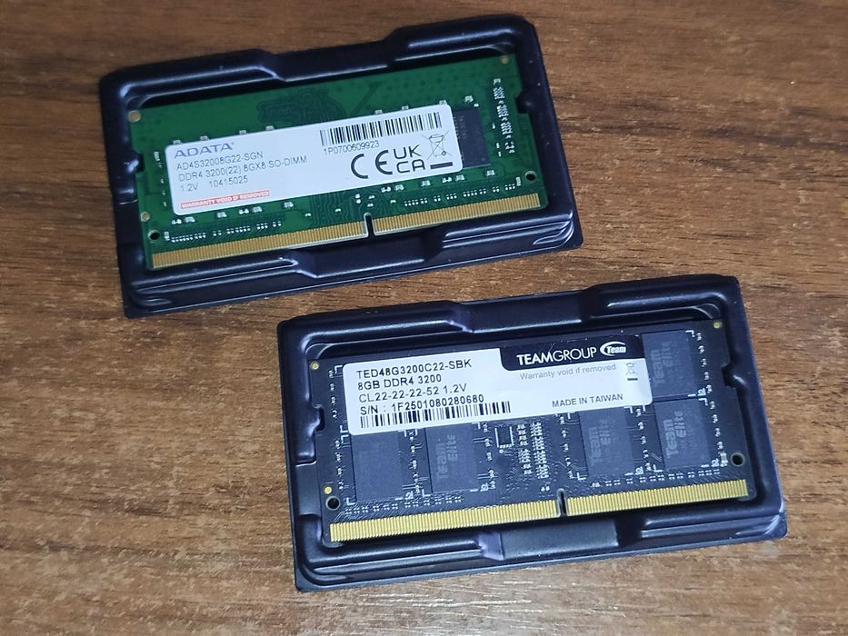 ОЗУ RAM DDR4 3200 Mhz 16GB (2x8) TeamGroup ADATA SO-DIMM