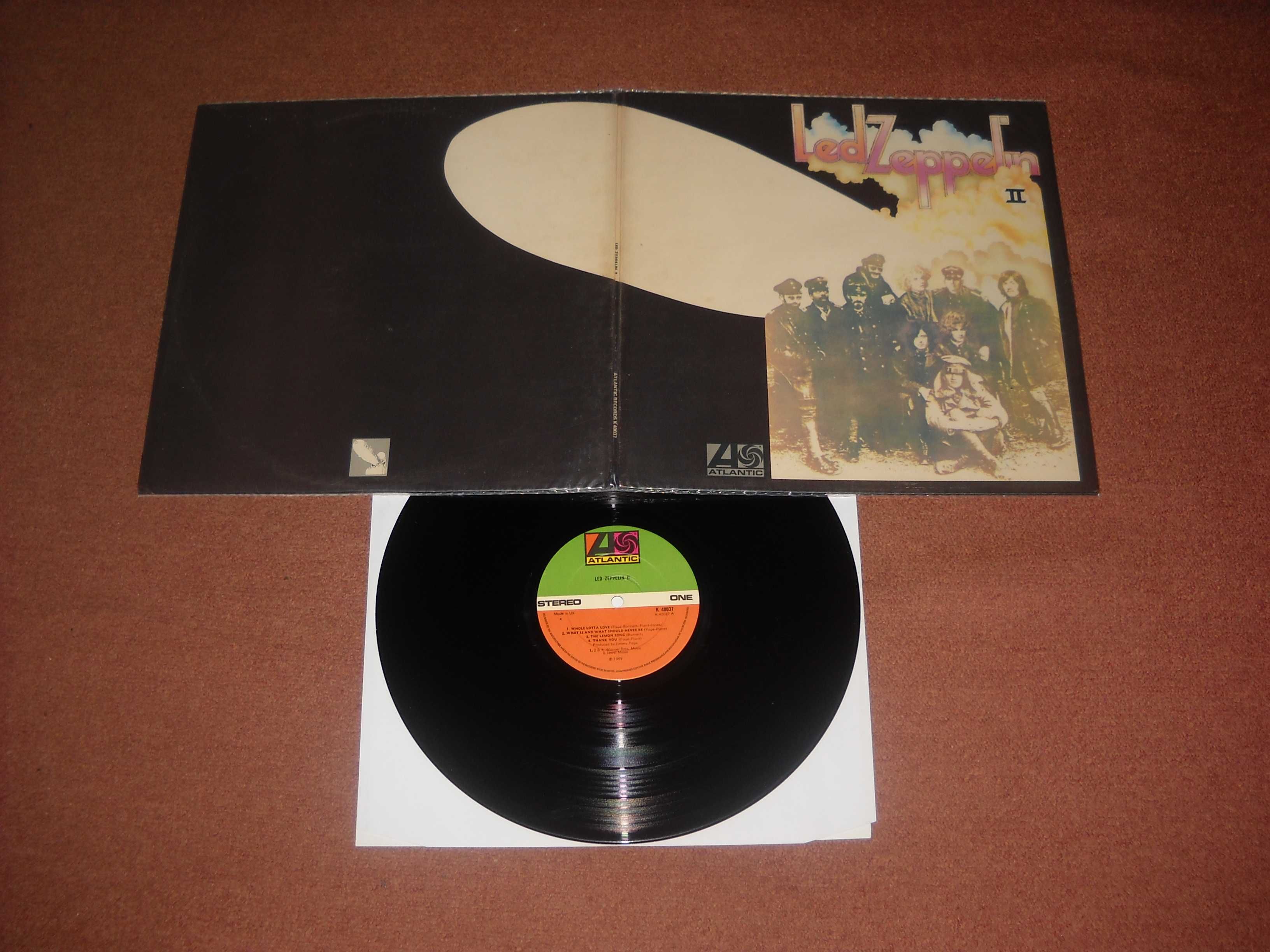 Led Zeppelin: II (1969, reeditat 1973) vinil Made In UK, stare Ex/Ex