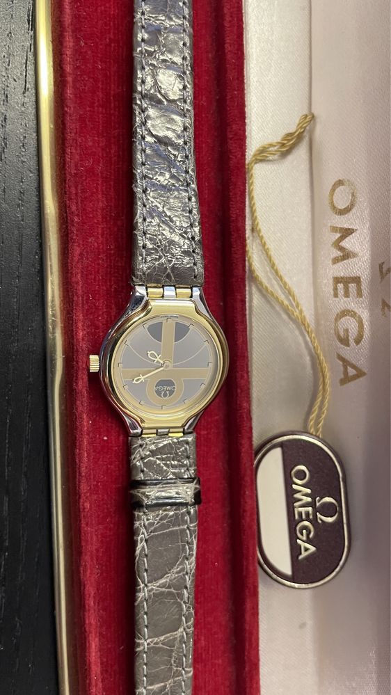 Ceas dama Omega DeVille Symbol Gold 32 mm