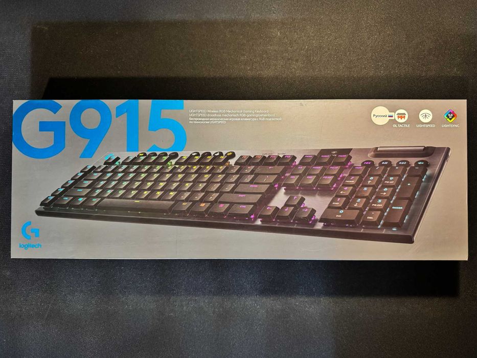 Logitech G915 Tactile — беспроводная механическая клавиатура