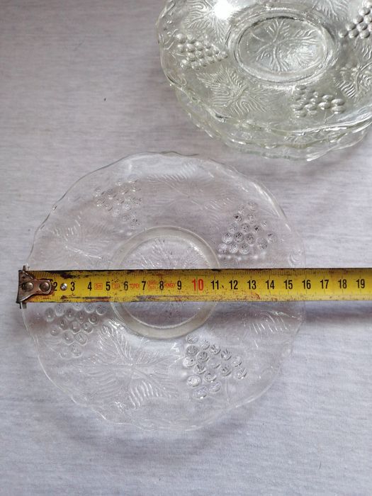 Farfurii desert sticla