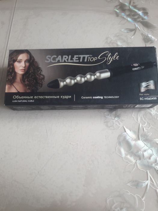 Новая Плойка для кудрей SCARLETT с керамическим покрытием.Срочно
