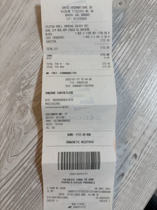 Samsung Galaxy A53 5G 8 / 256GB