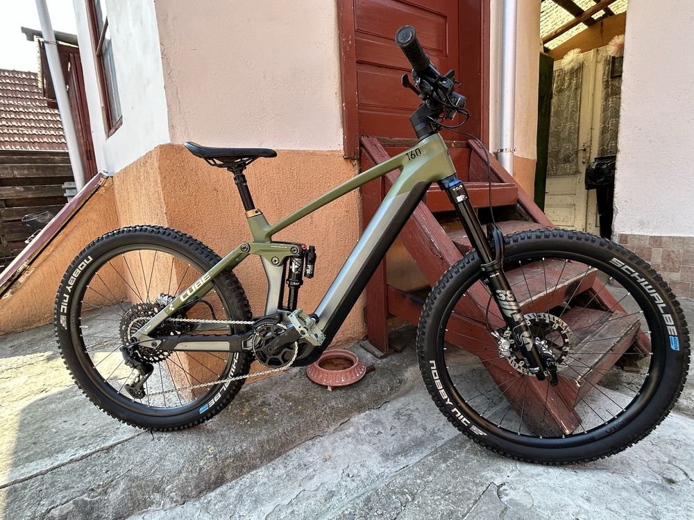 Full Suspension E-bike Cube Stereo 160 TM 2024 , carbon cadru L, Smart