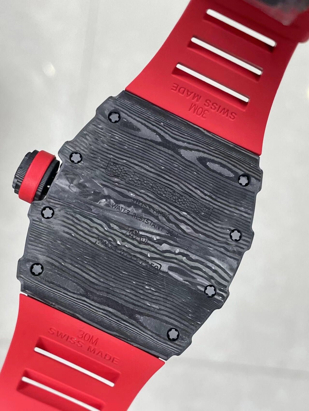 Ceasuri barbati  RM35-01 RAFA / Carbon fiber / red