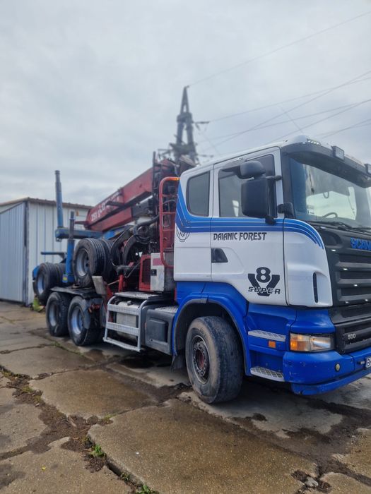 Vand Scania cu macara