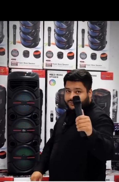 Simsiz kolonkasi, portativ, Sing e karaoke

 RGB Yoritgichlar: Kolonka