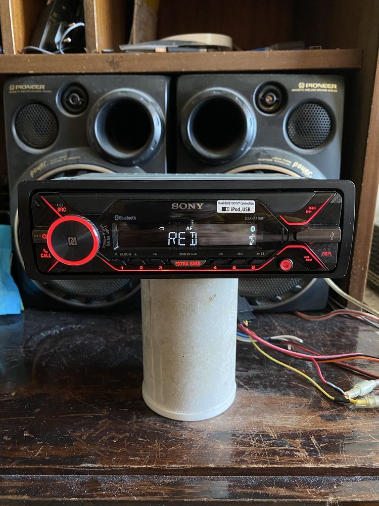 SONY DSX-A416BT - 4X55W - BLUETOOTH, USB, Радио плеър за кола сд cd