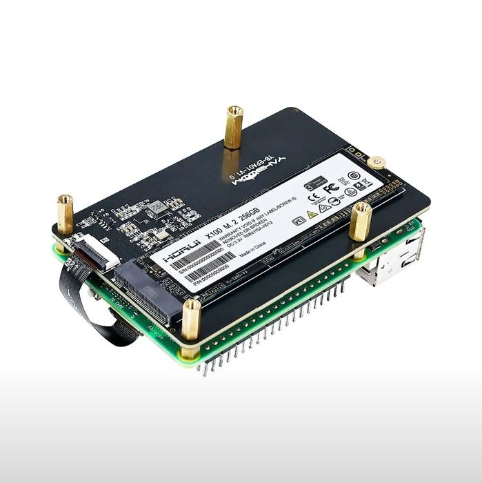 Raspberry Pi 5 плата расширения PCIE M.2 NVME SSD