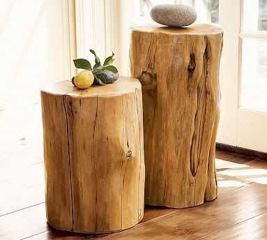 Stump Table - Пън масичка Помощна кафе масичка маса хол спалня градина