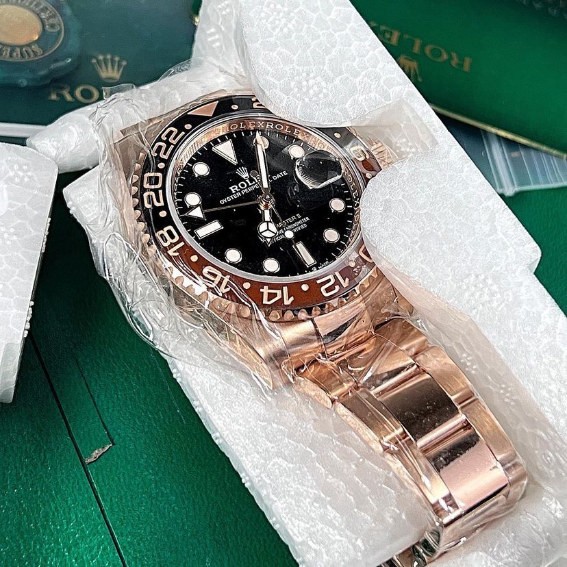 Rolex Gmt - master ll 40,mm root beer rose