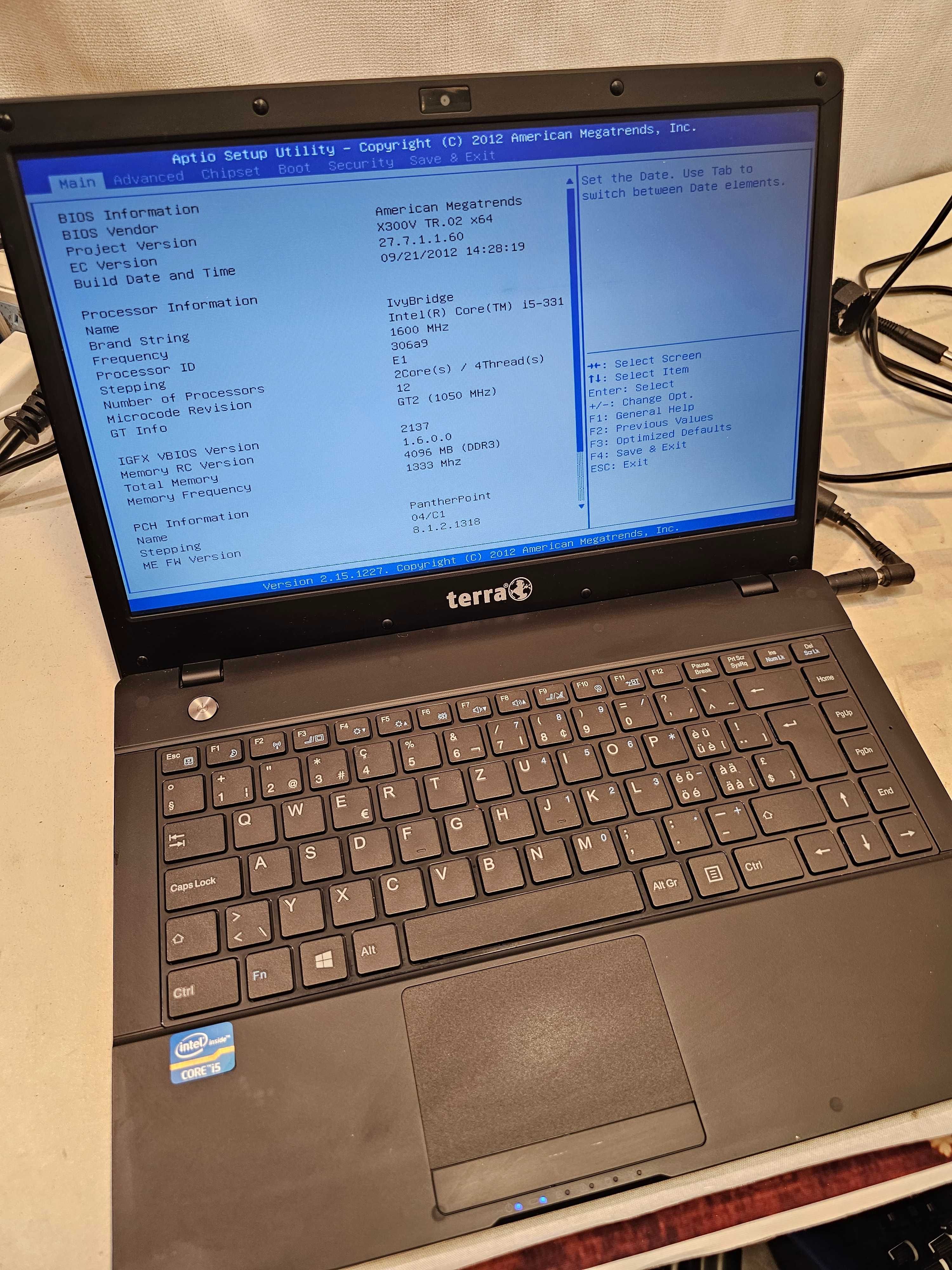 Laptop Terra Mobile Ultrabook 1450 II I5 4gb ram Elvetia