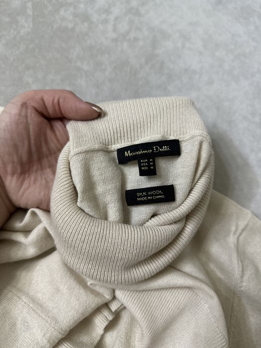 Massimo Dutti водолазка шелк шерсть