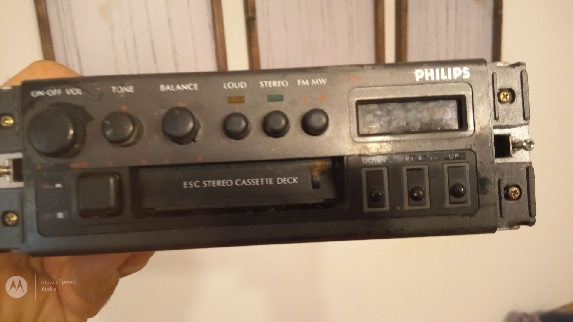 Radio casetofon auto de colecție Vintage Oldtimer Epocă