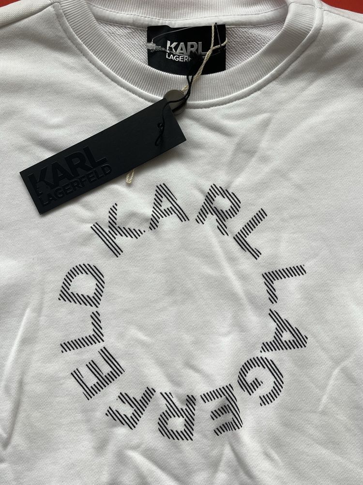 Karl Lagerfeld : Circle Logo Sweatshirt - Нова ХS / Оригинал