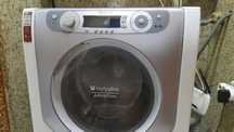 Пералня със сушилня HOTPOINT ARISTON AQALTIS AQGMD 129/B EU - цялата!