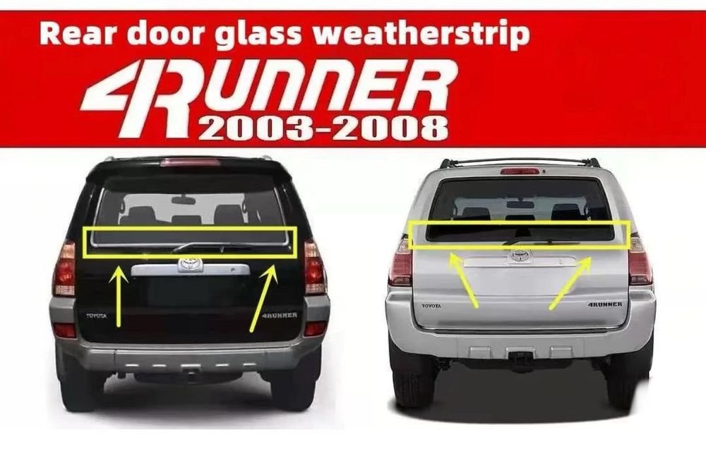 , Toyota 4Runner стекольный молдинг в крышку багажника