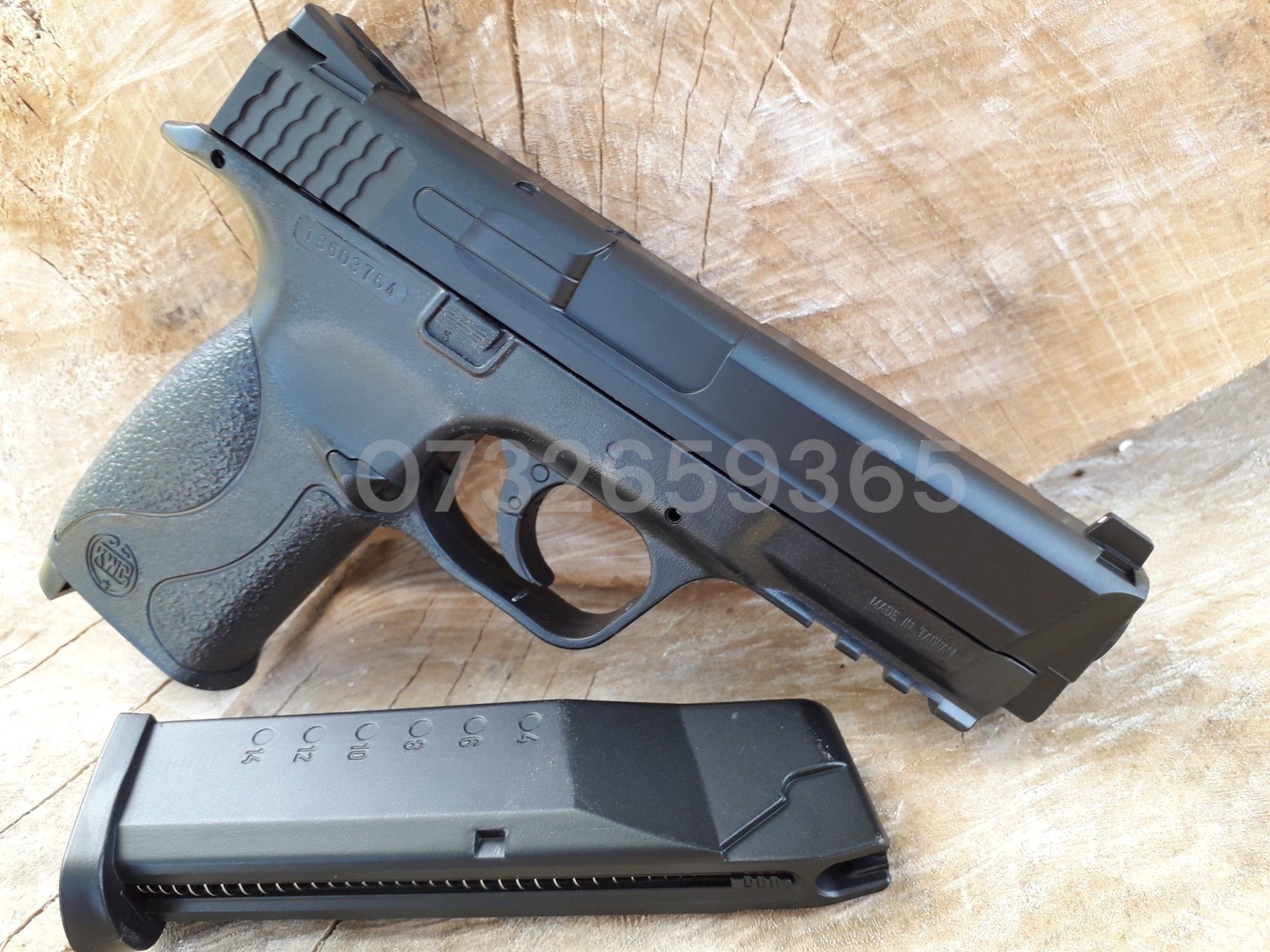 Reducere Smith&Wesson pistol airsoft CO2 NBB slide metal puternic NOU