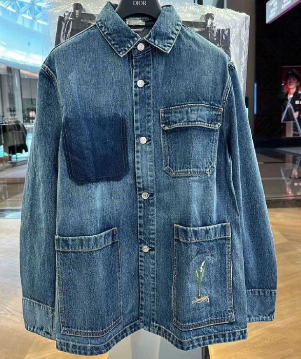 Мъжка Дънкова Риза Яке DIOR нов модел