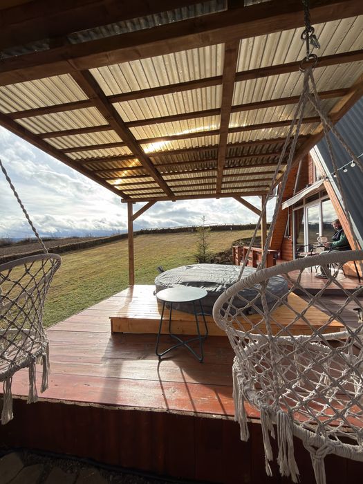 Cabana Aframe cu Jacuzzi încălzit, Rasca, Cluj