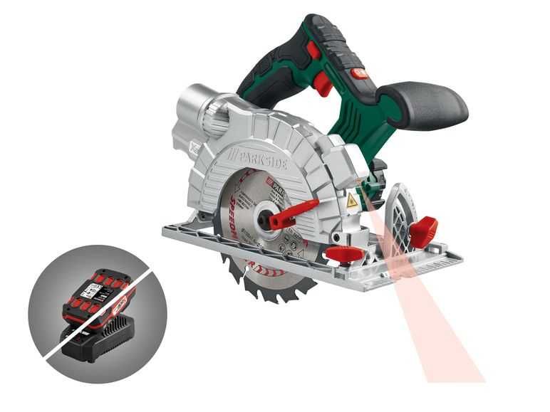 Fierastrau circular Parkside  fara acumulator si fara incarcator