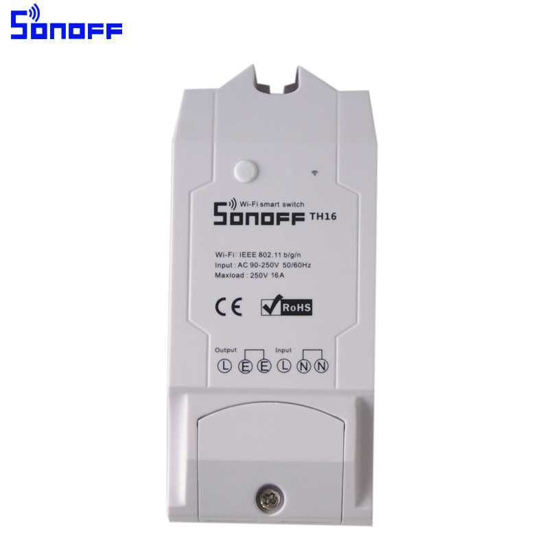 Sonoff умное Wi-Fi реле с термодатчиком 2м -55°C до + 125°C 16А