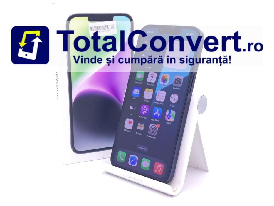 Apple iPhone 14 128GB Black 4GB Single SIM, Garantie 24 luni | #D85982