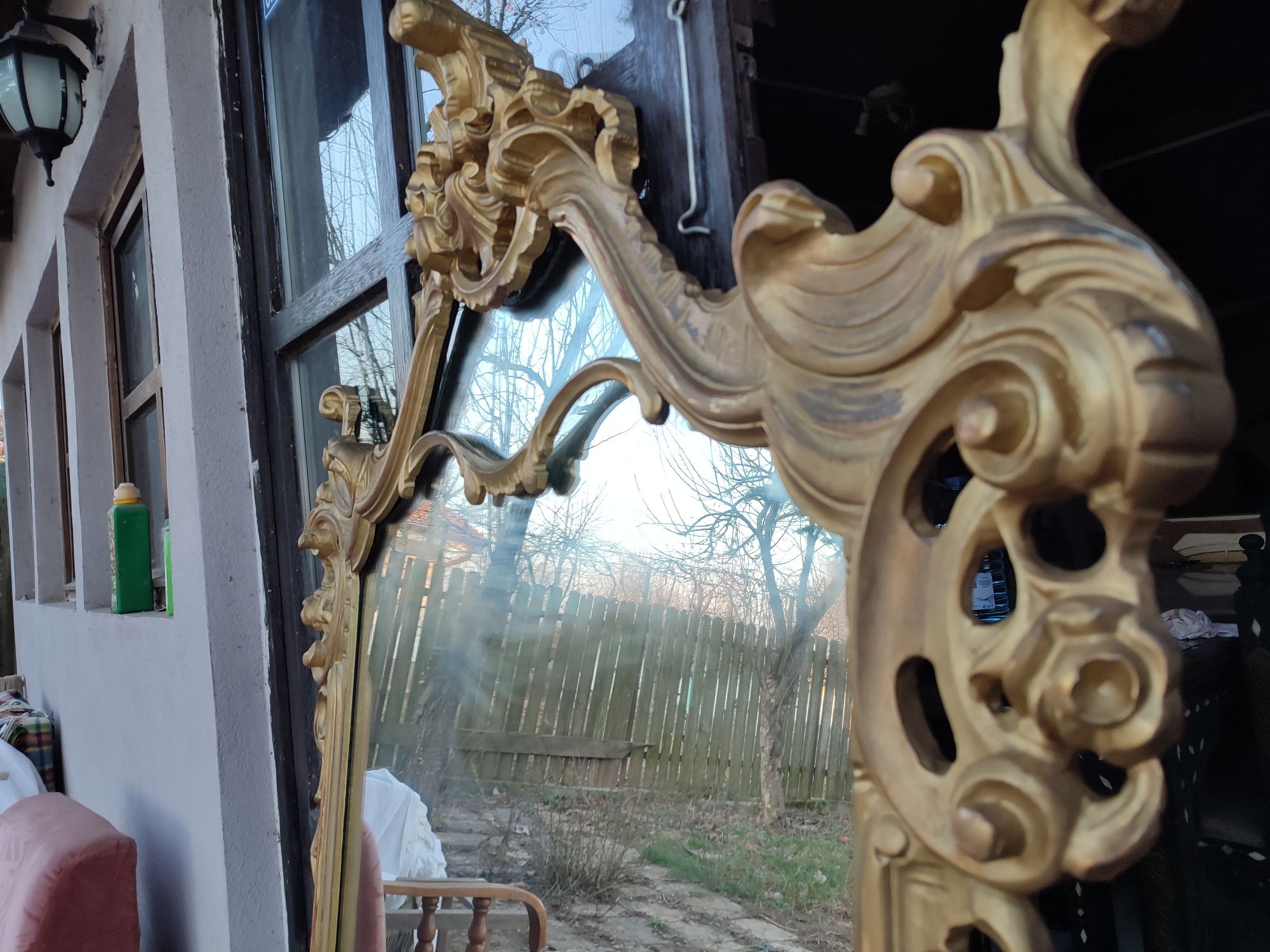 Oglinda sculptata baroc antică vintage clasice