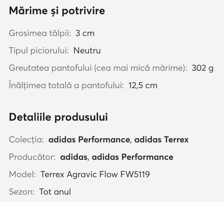Adidas Terrex agravic flow w