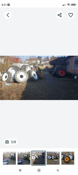 Roti tractor inguste