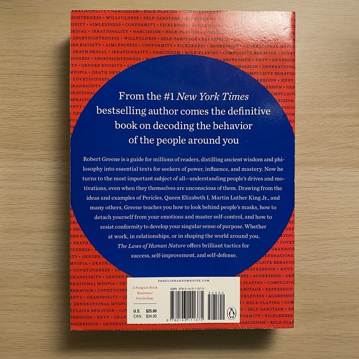 The Laws Of Human Nature - Robert Greene