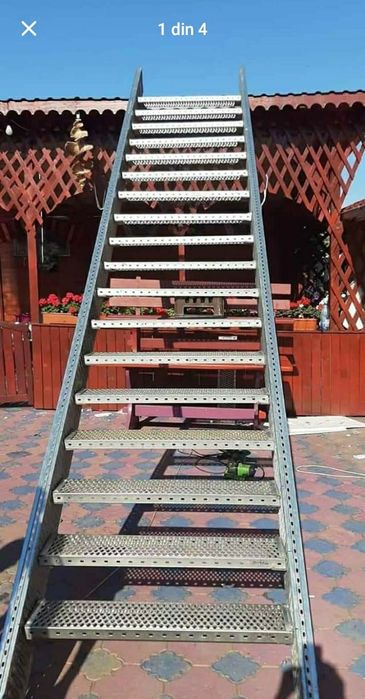 Confectionam scarii metalice zincate exterioare și pentru incendii , p